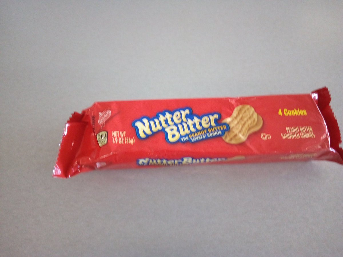 SallybugnessJ's tweet image. This a a nutter butter. Peanut Butter sandwich cookies. Who remember s then.