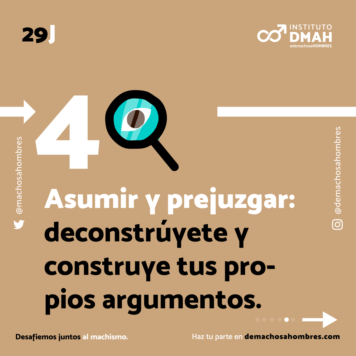 machosahombres's tweet photo. Es tiempo de romper con este patrón, y empezar a potenciar nuevas prácticas que fomenten la igualdad sustantiva en todos los ámbitos. 

¿Qué otras conductas añadirías? Comenta y taggea a tus amigos para compartir sabiduría. 
👇🏼👇🏾👇🏽

#ForReEducation https://t.co/Hou6l0keY4