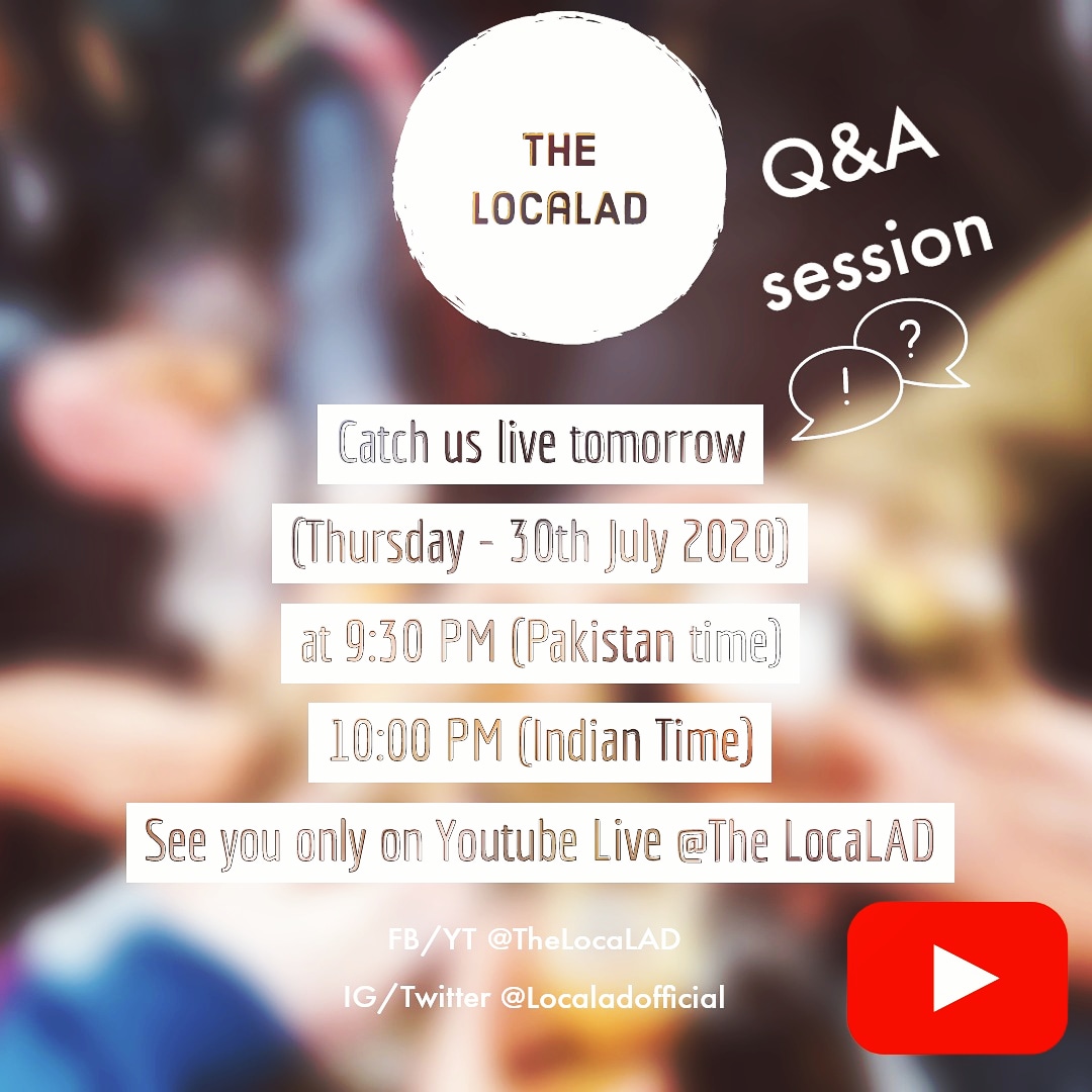 LocaLADofficial's tweet photo. Hey Everyone, See you live tomorrow for our exclusive Q&amp;A session.

Don't forget to be there! https://t.co/TfQRSLLG6f