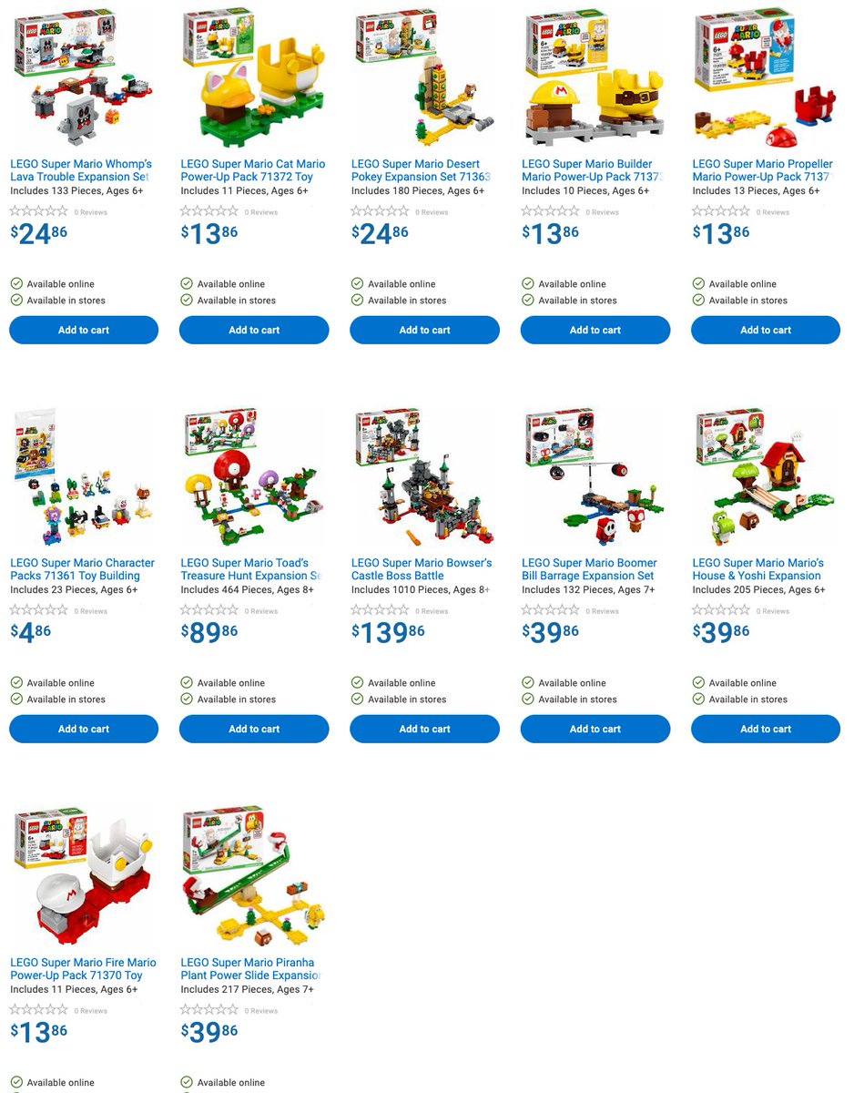 mario lego walmart