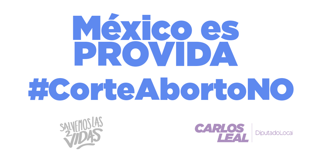 CarlosLeal's tweet photo. Hoy levantamos la voz por aquellos que no pueden defenderse. 

Defendemos la vida para tener un México con familias sólidas, que nos llevará a tener ciudadanos y sociedades fuertes. 💪

#MexicoEsProvida 
#CorteAbortoNo 
#PorLaVidaYLaFamilia https://t.co/0TMlok5EnO