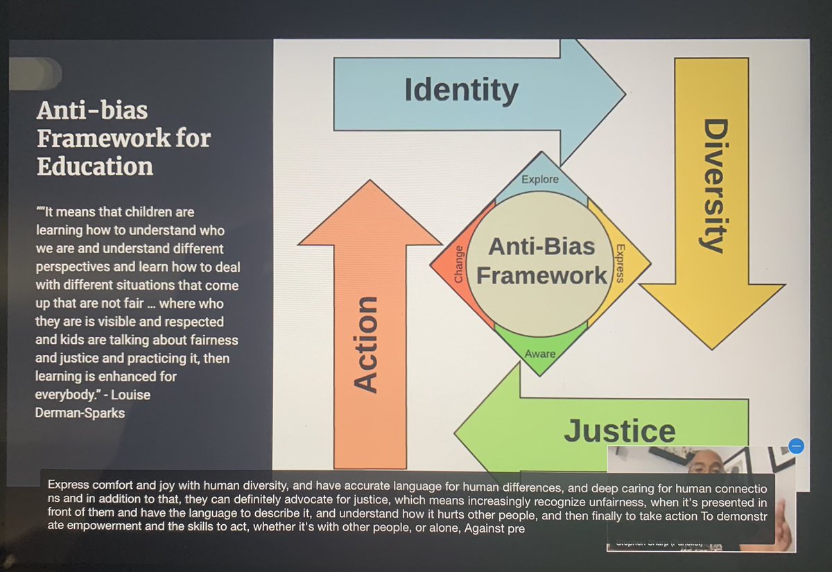 OfcourseDrLakes's tweet photo. I really enjoyed today’s webinar. My favorite quote was  “Are we teaching social-emotional learning to teach compliance or is it social-emotional learning to teach empowerment”   @DrRDMayes 
 #antiracistSC #scchat https://t.co/6QdLkPnIS7
