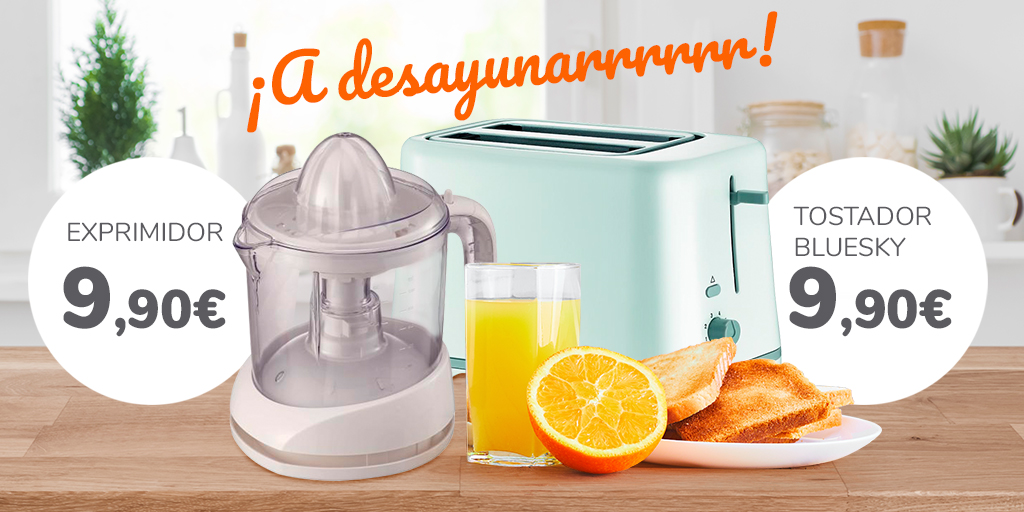 Chirrido Redondo hacer clic Carrefour España on Twitter: "📣 ¡Hay ofertas que no te puedes perder! Exprimidor o tostador por solo 9,90 euros 👉 https://t.co/f4SXeQkpYS #NoTeLoPierdas *Oferta disponible hasta el 12 de agosto o hasta fin Chirrido Redondo hacer clic Carrefour España on Twitter: "📣 ¡Hay ofertas que no te puedes perder! Exprimidor o tostador por solo 9,90 euros 👉 https://t.co/f4SXeQkpYS #NoTeLoPierdas *Oferta disponible hasta el 12 de agosto o hasta fin