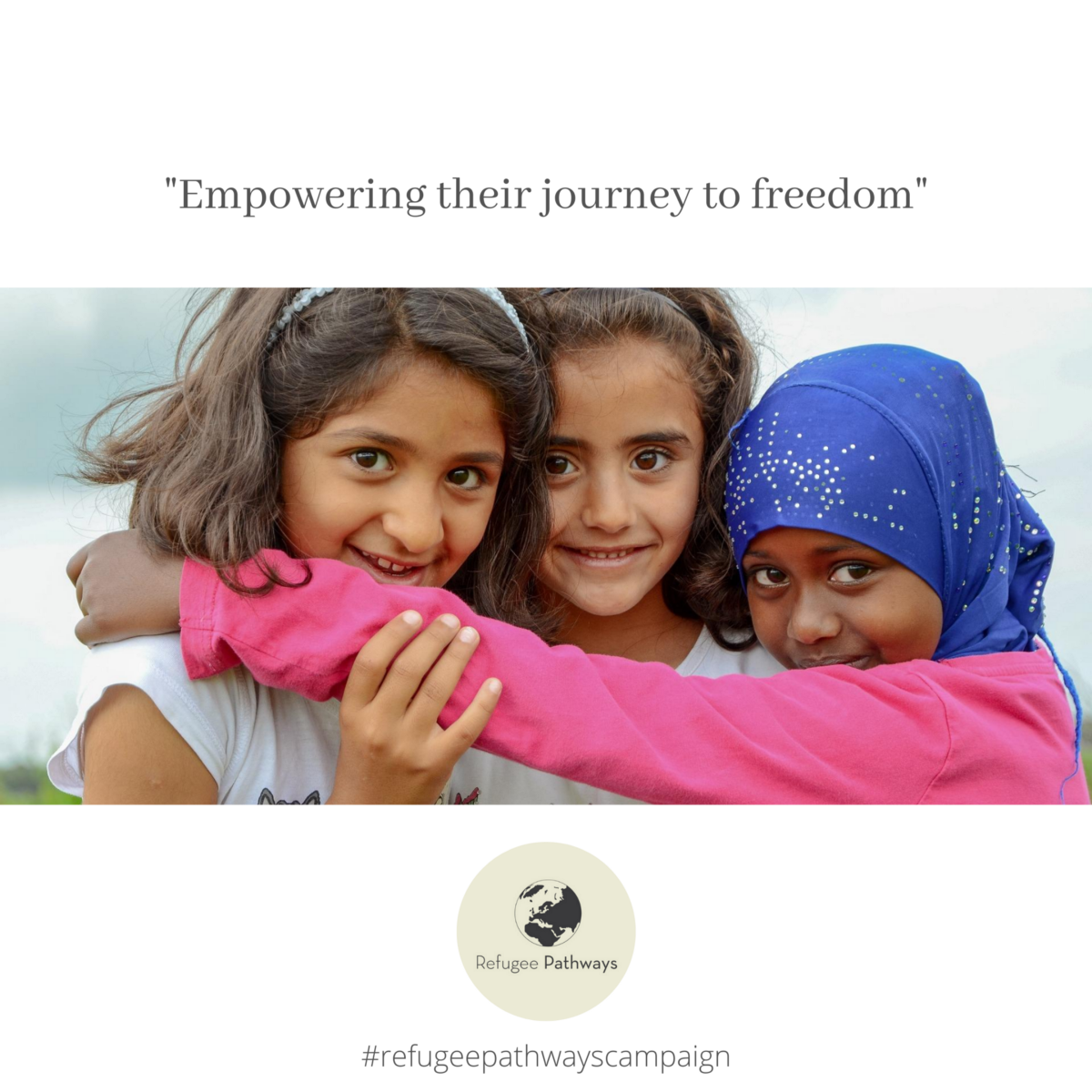refugeepathways's tweet photo. We are thrilled to announce the launch of our #RefugeePathwaysCampaign! Here are 3 ways in which you can support us & #refugees seeking #resettlement:
1. Share our platform with your network!
2. Advocate for more complementary pathways!
3. Donate!
➡️ https://t.co/zYYsMAEET1 https://t.co/boGDgZoyr9