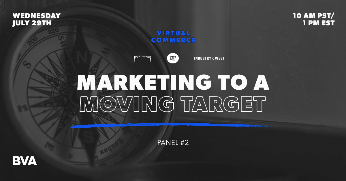 bva_commerce's tweet photo. Our second #VirtualCommerce 3.0 panel session starts at 10:00 AM PST/ 1:00 PM EST: "Marketing to a Moving Target" RSVP here to get the Zoom meeting link: https://t.co/uegZPC5lvr https://t.co/0y8OnpTQkP