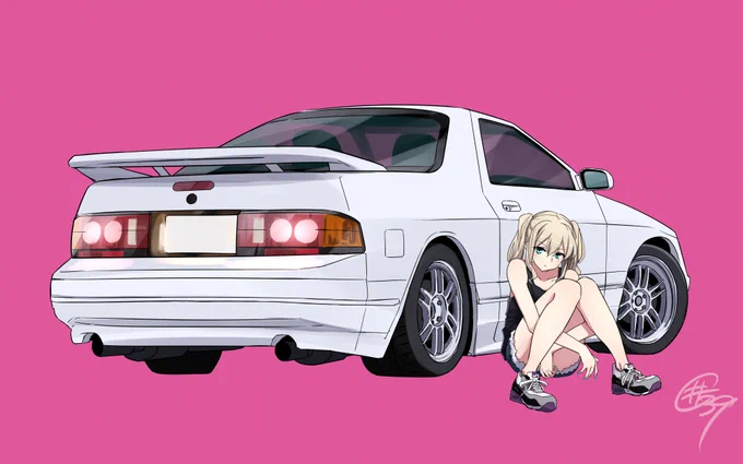 ご依頼でFC3S描かせていただきました 