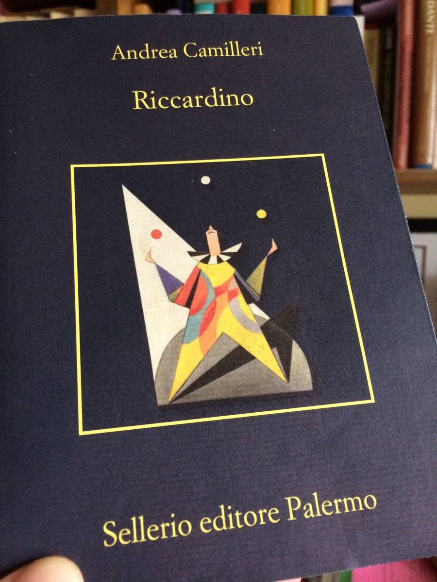 So, I've just finished reading Camilleri's final Montalbano novel 'Riccardino'. I won't say anything about the novel - it is what it is - but I freely admit I didn't want to read it, for the simple reason that I didn't want to put a full stop to 26 years of reading. (1/6)