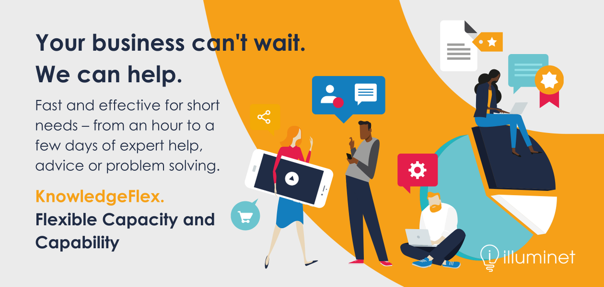 Illuminet_Sol's tweet photo. Want a fast and effective way to rapidly access specialist skills? KnowledgeFlex is our way to give you essential professional skillsets on-demand.
Rapid help when you need it the most!
Visit us at: https://t.co/CIvOiyJE3Q
#knowledgeflex #brainpower #heretohelp #rapidhelp https://t.co/CrOOOV9sxG