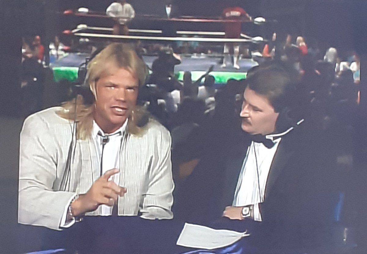 SJPWORDS's tweet photo. Luger looking sharp! 😂😂😂 #Clash4 https://t.co/Menx7r1kYX