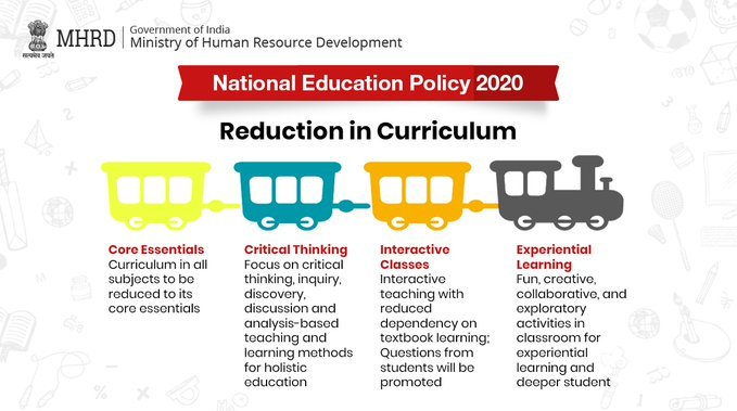 SamratRitesh's tweet photo. #Neweducationpolicy 2020 After #34Year............... Thankyou very much.
 Honorable Prime minister @narendramodi @DrRPNishank @HRDMinistry https://t.co/Ye9pme6mq5