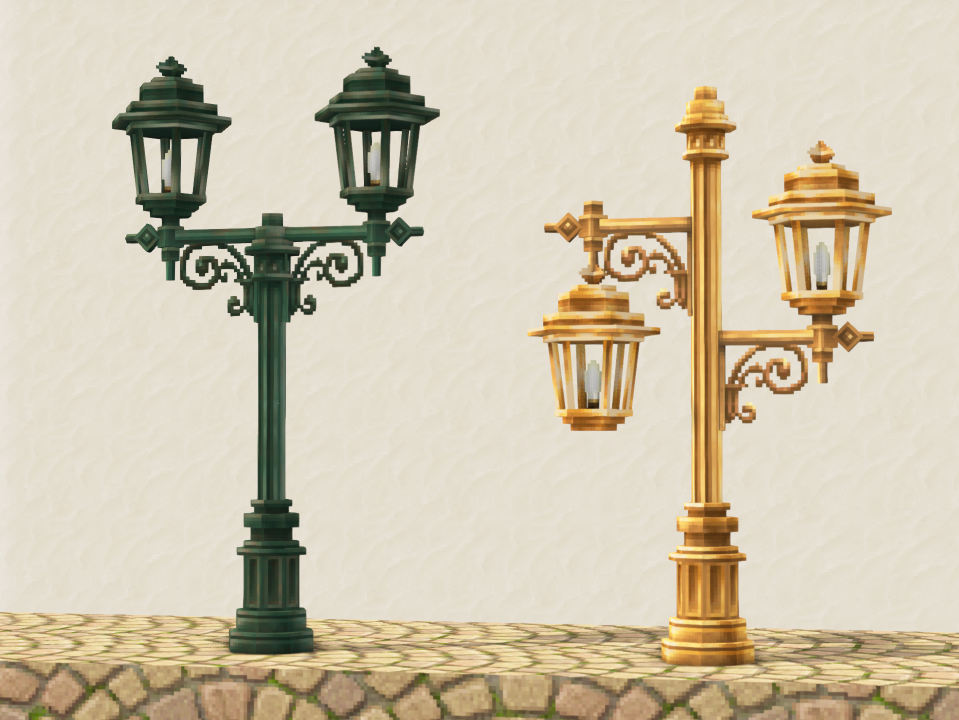 はすっこ Miniaturiamod制作 街灯 よし 由緒正しきみにちゅり式街灯を３dで再現 アームを好きにつけられる 吊るし型もいちおうできるけど 別デザインのアームをそのうちつくるー Minecraft T Co 6vknzd7xob Twitter