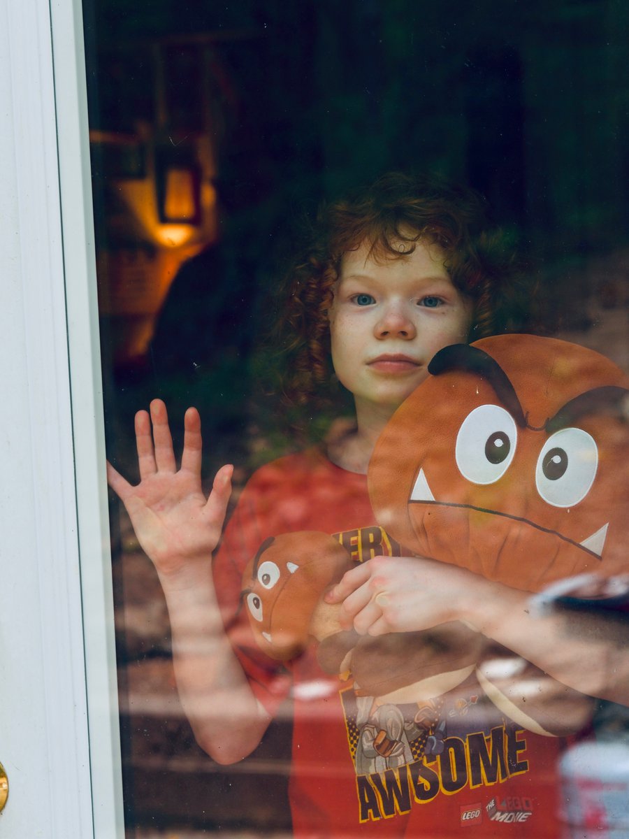 "In many ways, life hasn't changed a lot for Newton. We've been able to keep some semblance of a daily routine."  Windows, featuring stories of children on the autism spectrum in a time of COVID-19.  #autism #love #uplift paintedchairproject.com/single-post/20…