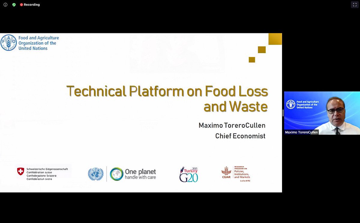 Today I launched Technical Platform on Measurement &amp; Reduction of #FoodLoss &amp; #FoodWaste. It consolidates data from <a href="/FAO/">Food and Agriculture Organization</a>, <a href="/IFPRI/">IFPRI</a>, G20, <a href="/SwissMFA/">Swiss MFA</a>, <a href="/IFAD/">International Fund for Agricultural Development</a> &amp; <a href="/WFP/">World Food Programme</a> into knowledge for action! 14% of all food produced is lost. Imagine how many people it could have fed! 1/2