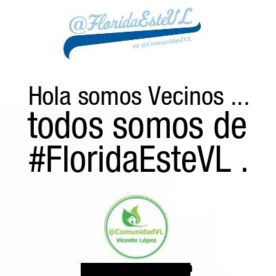 FloridaEsteVL's tweet photo. Hola somos Vecinos ... todos somos de #FloridaEsteVL . https://t.co/lwtjWBfn51