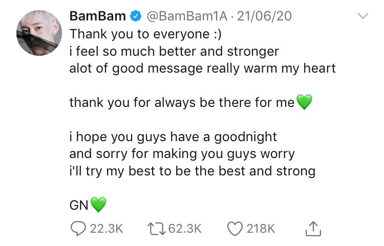 bambam and ahgases... phew… believe me when i say this NOBODY has the kind of relationship that we have with bambam. the mutual love and respect is EVERYTHING! bambam comes to talk to us when he can’t sleep, and he tries his best to be involved. we are so lucky to have him