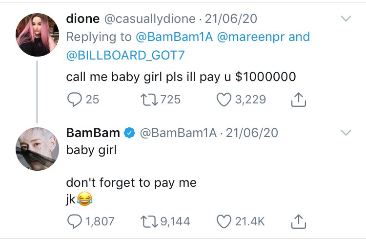 the level of comfort bambam and ahgases have with each other >>>>>>