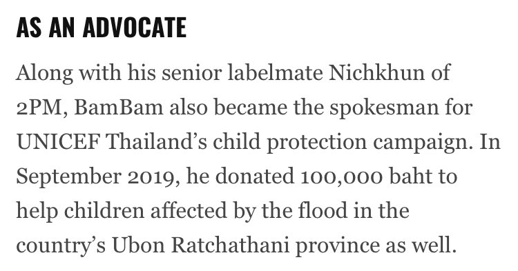 he’s also the ambassador of unicef and uses his positive influence to bring about change