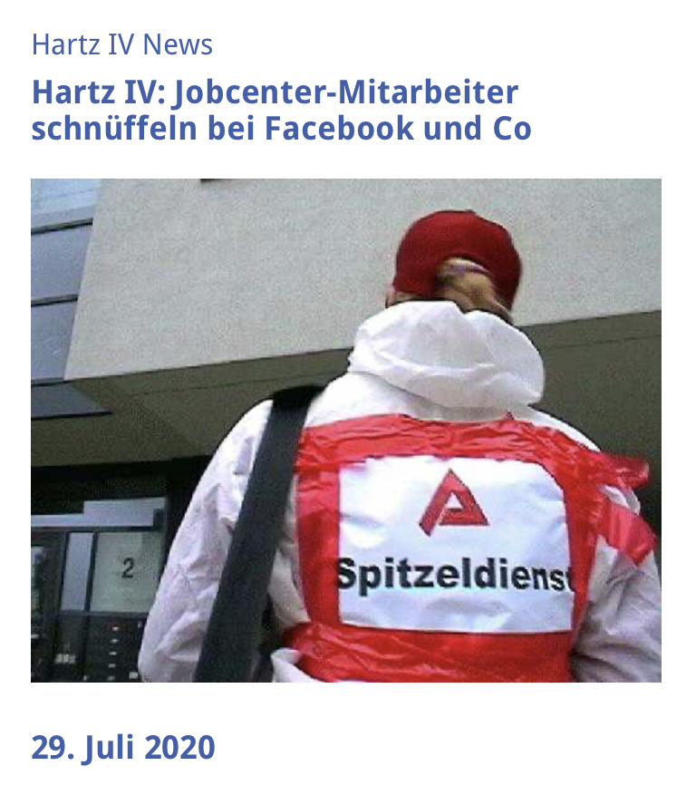viacomat's tweet photo. #HartzFacts

#Jobcenter-Sachbearbeiter schnüffeln bei Facebook:

https://t.co/1ST9FvHhmb https://t.co/qGIfeu4hzc