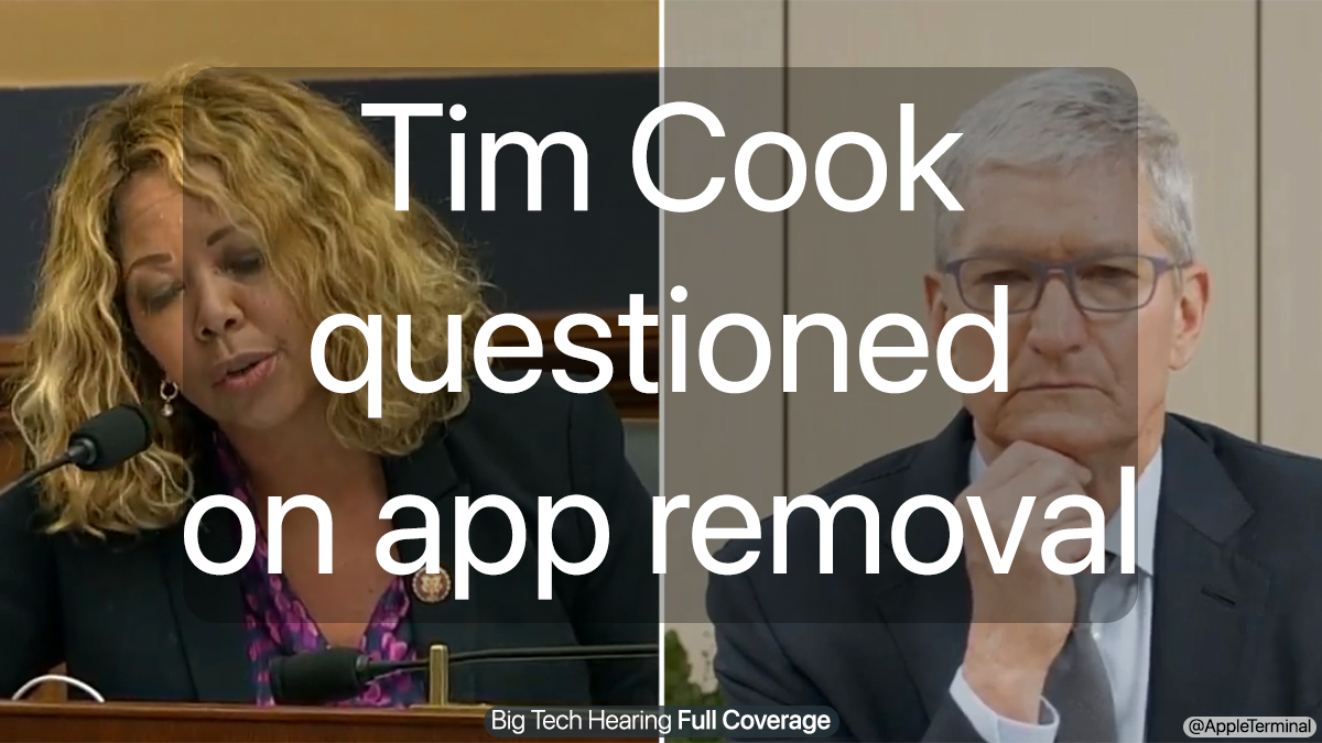 AppleTerminal's tweet image. #TimCook Hearing:

When asked why @Apple removed apps that offered similar features to "Screentime" right before its announcement in #iOS12, CEO @Tim_Cook says its because those app broke #AppStore policy.

appleterm.com/?p=12766

#Apple #AppleNews