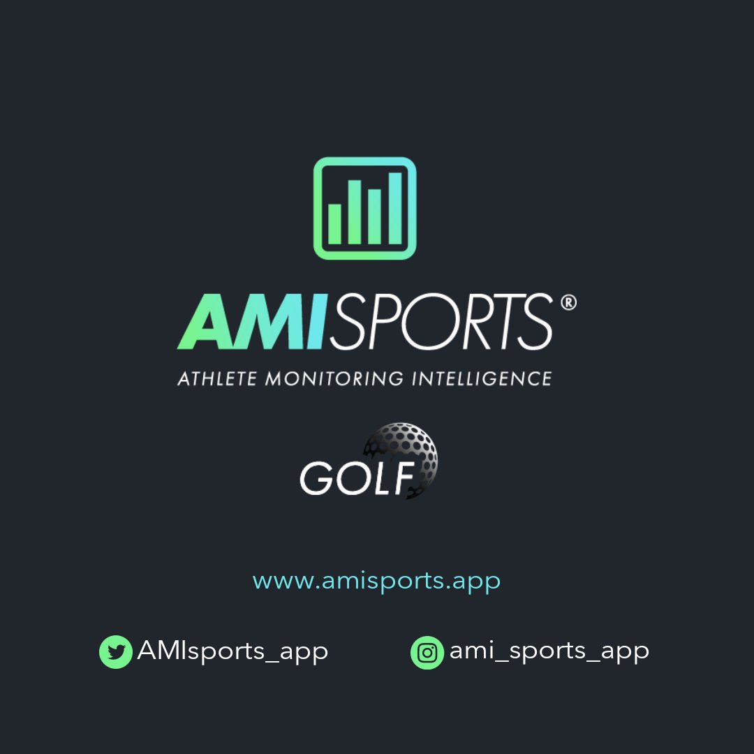 AMI Sports: Golf | Athlete Monitoring App for Golf | Launching Soon | Summer 2020 | #Performance, #Training and #Wellness Optimization for #Golf | #AMIsports #AMIsportsgolf #BuiltBySportsScientists #ControlledByYou