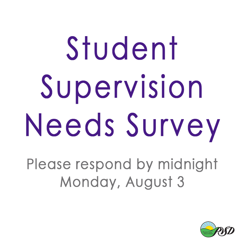 PVSDCamarillo's tweet photo. REMINDER: Student Supervision Needs Survey
Please fill out the Student Supervision Needs Survey by midnight, Monday, August 3: https://t.co/XUOd1gDhWf
#PVSD #PVproud #StandWithPVSD #Camarillo https://t.co/mFzLHM8OOW
