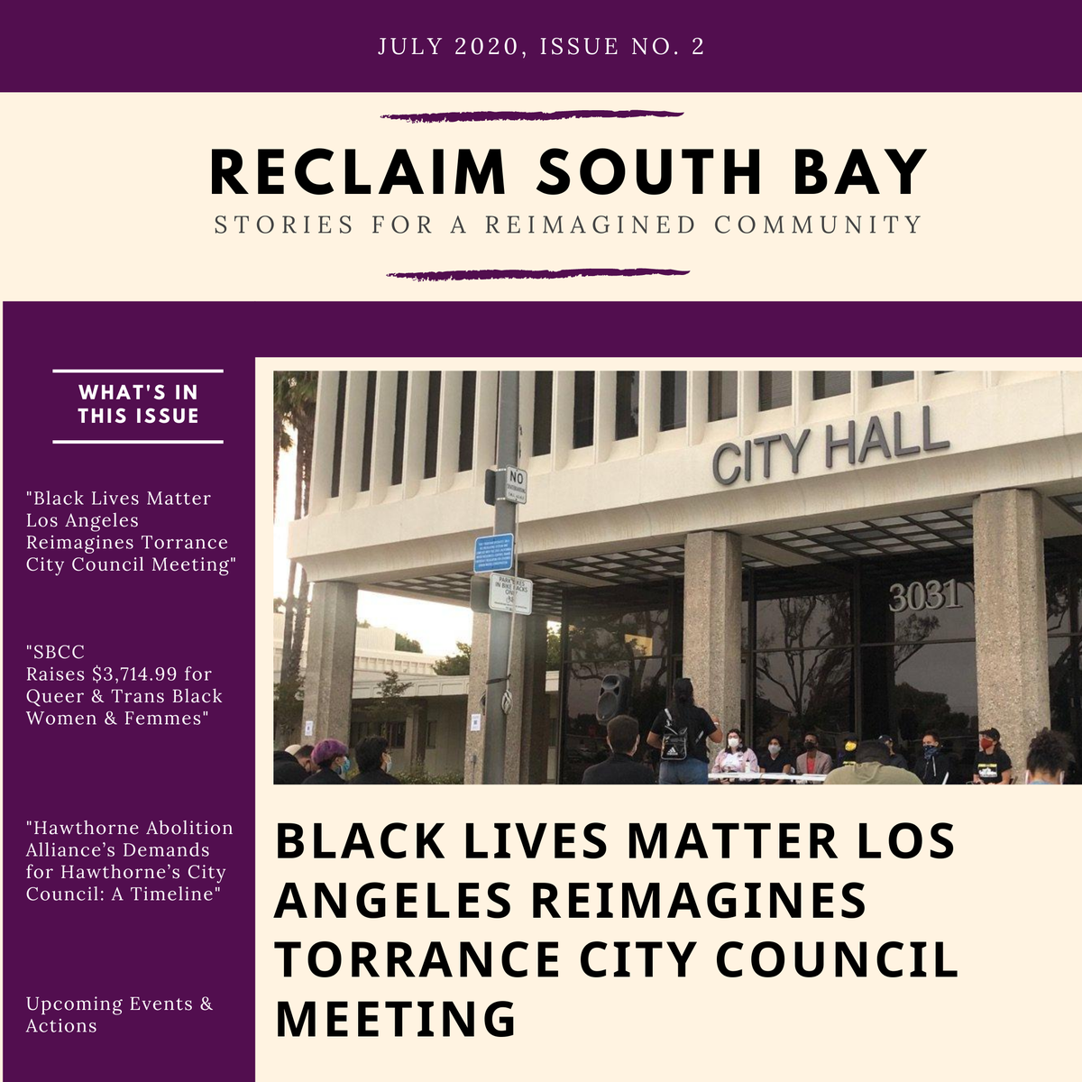 SBAcollective's tweet photo. @BLMLA  &amp; @TorranceJustice  Reimagine Torrance City Council, The Hawthorne Abolition Alliance Release New Petition for their demands to #DefundHawthornePD &amp; more updates in our volume 2 newsletter! Read Below :)

https://t.co/rTJ9yxuubp https://t.co/XWPFMMRSAZ
