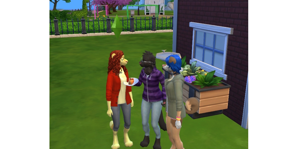 MokiAnd's tweet photo. Some more fur children I have birthed with the Sims 4 furry mod https://t.co/QQhmPoBjFP