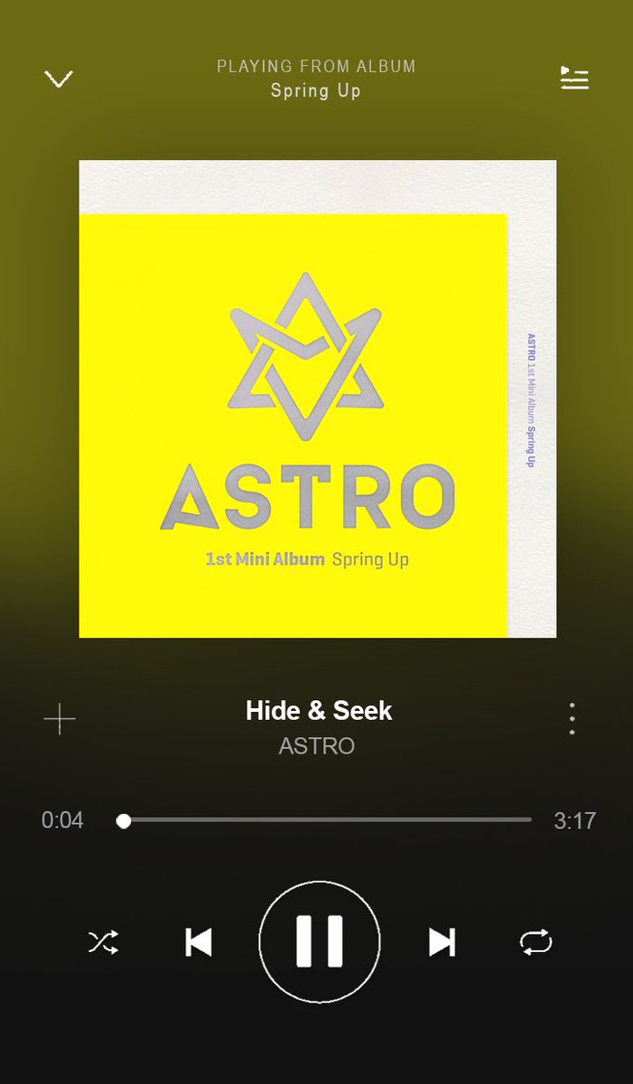 WEAREMlXTAPE's tweet photo. ‹ 𝐦𝐢𝐱𝐭𝐚𝐩𝐞_𝐩𝐥𝐚𝐲𝐥𝐢𝐬𝐭 ›  .⃗ 🎧 / now listening to: #SpringUpASTRO.

[🐝]: Hide and Seek ha estado alegrando indudablemente mis días en este último tiempo, y es que es una canción demasiado brillante, sin duda se las recomiendo para animarse un poco. Stan Astro! https://t.co/GeHahwHVy9