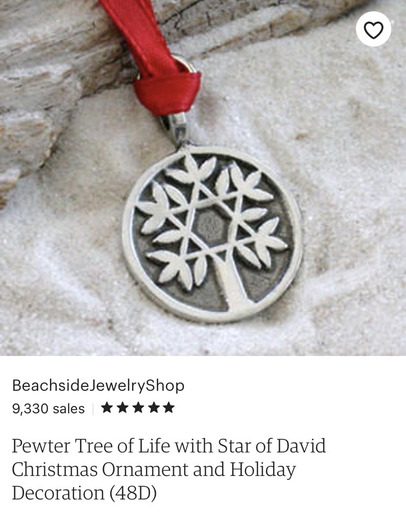 -but like I wanna revisit the Xmas part. Like did anyone else ever do anything similar? I remember we had a few Jewish ornaments too. I was just reminded of doing this, when looking something up online and saw a tree of life w/Star of David ornament & i realized how weird lol