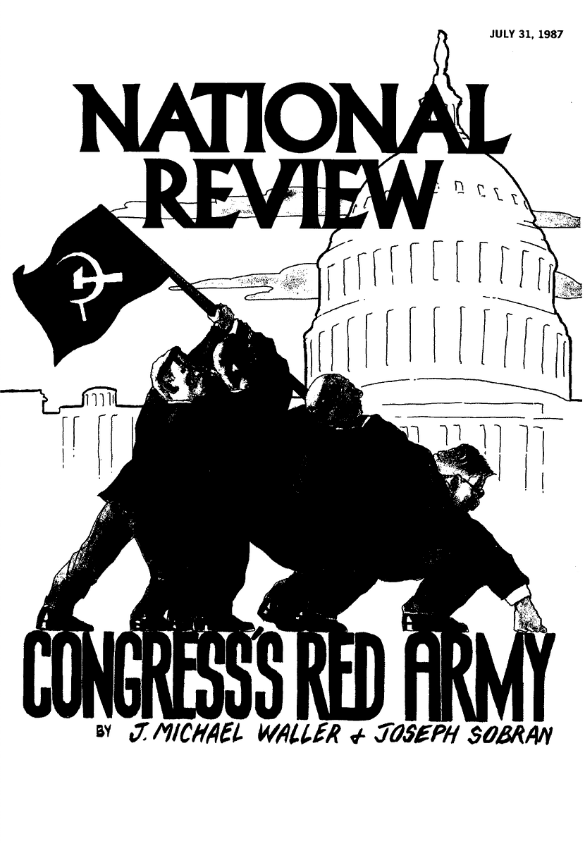 2) In 1987, National Review ran a piece, "Congress's Red Army," which I co-authored. Here are highlights.  @NRO "The country is said to be moving to the right, but you wouldn't know it among by the Democrats. During the Reagan years they have moved sharply and quickly leftward."