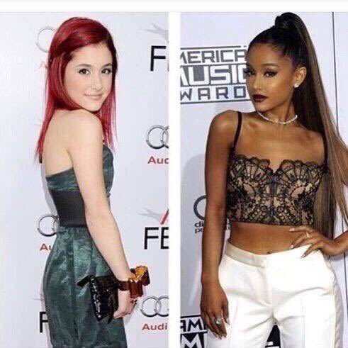 @swiftiforit literally the ariana haters thought they did something when they always use these two photos for skin color reference. like she's 27 years old, problably been in the music industry for like 15 years.. it's so noticeable how photoshopped and altered it is