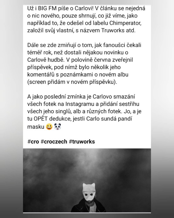 Cro_Offic_Czech's tweet image. @thisiscro @bigFM #cro #croczech #truworks