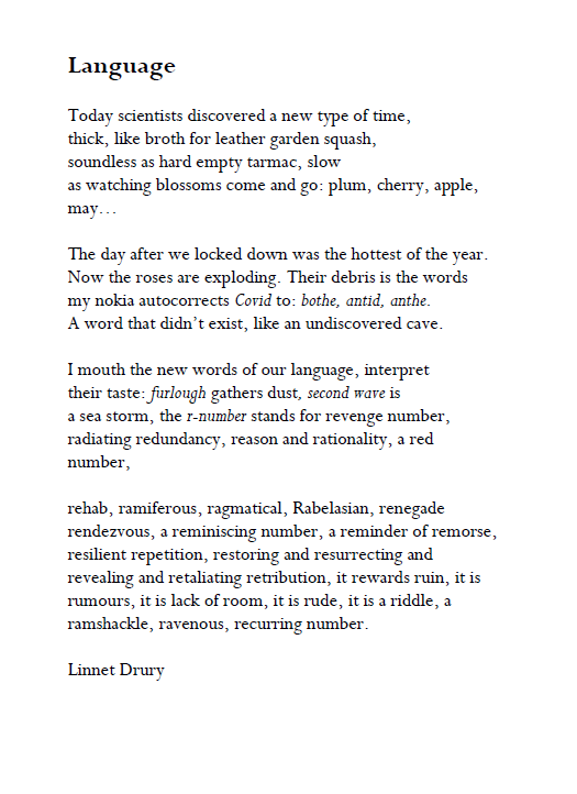 KateClanchy1's tweet photo. 'the r-number stands for revenge number.. '
Linnet's poem gets better and better. She's 17. https://t.co/8MA62zOAlc