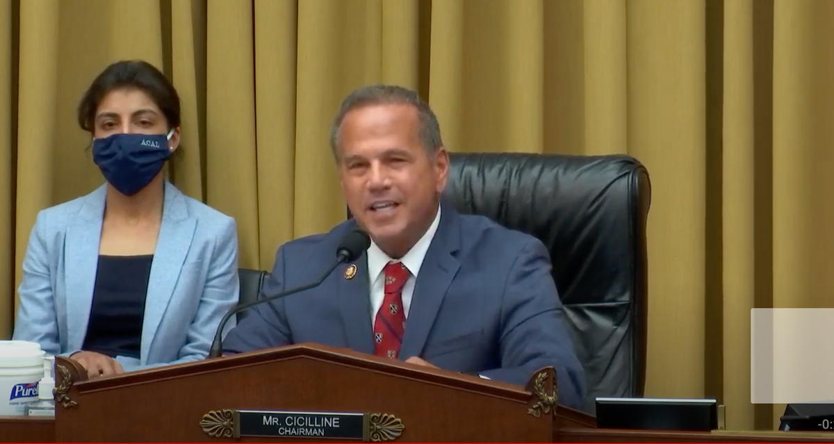 this hearing, starting now, has been long in the making. that's  @linamkhan sitting to Cicciline's right. Khan has been very much a part of working towards the inquiry today."Simply put, they have too much power." — Rep.  @davidcicilline