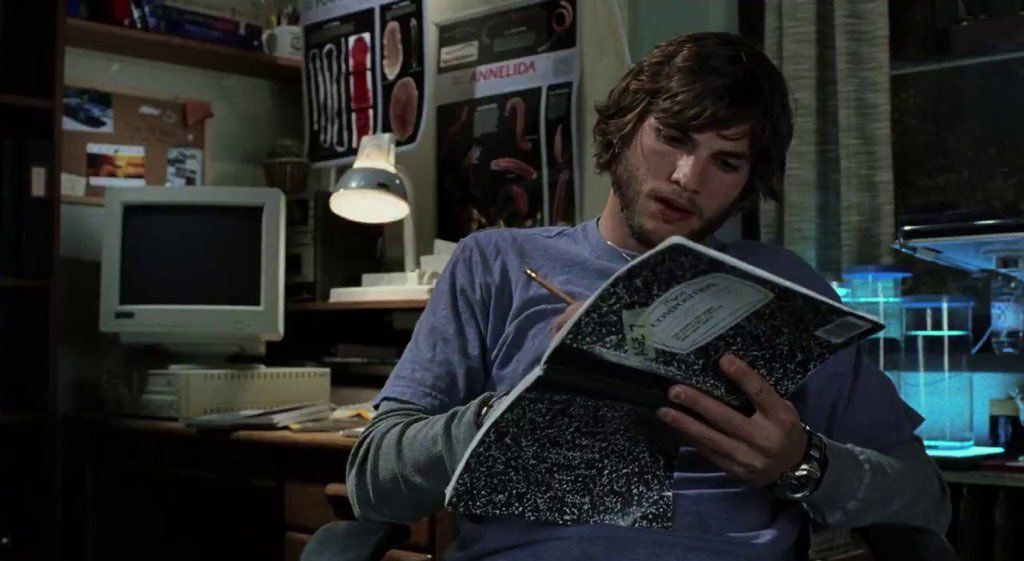 'Bir də görürsən ki; "heç vaxt eləmərəm" dediyin şeyin baş rolundasan.' 

🎬Butterfly effect (2004)