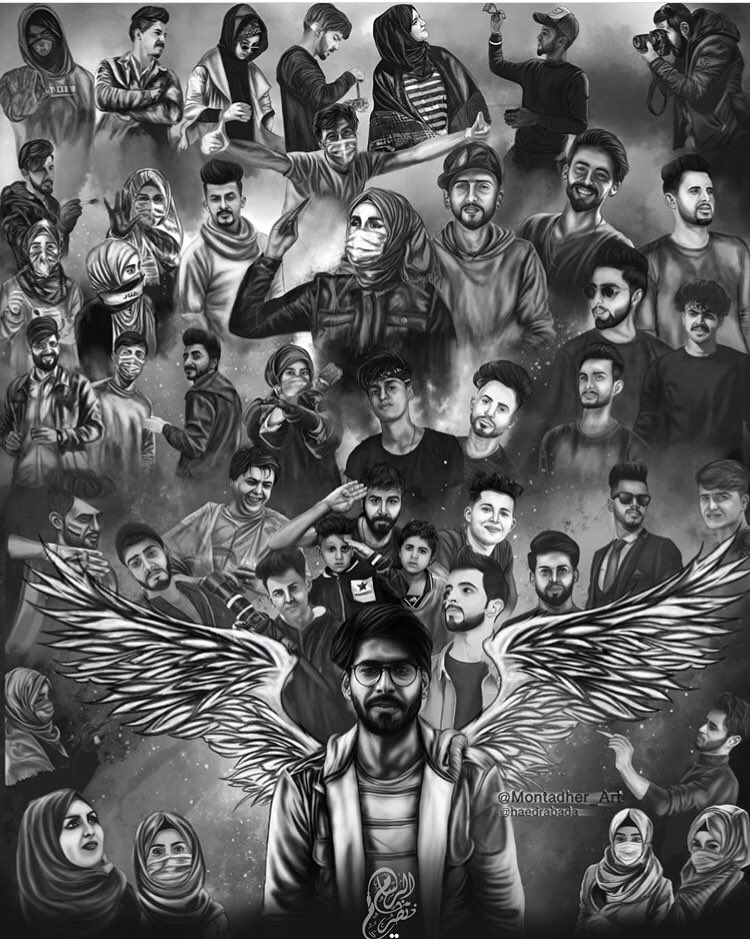 -
قُل للشَهيد سلاماً 
وحدُكَ الحيّ . . .
وجميعُنا يا سَيدي 
أموات! ..
#قاتلهم_وين