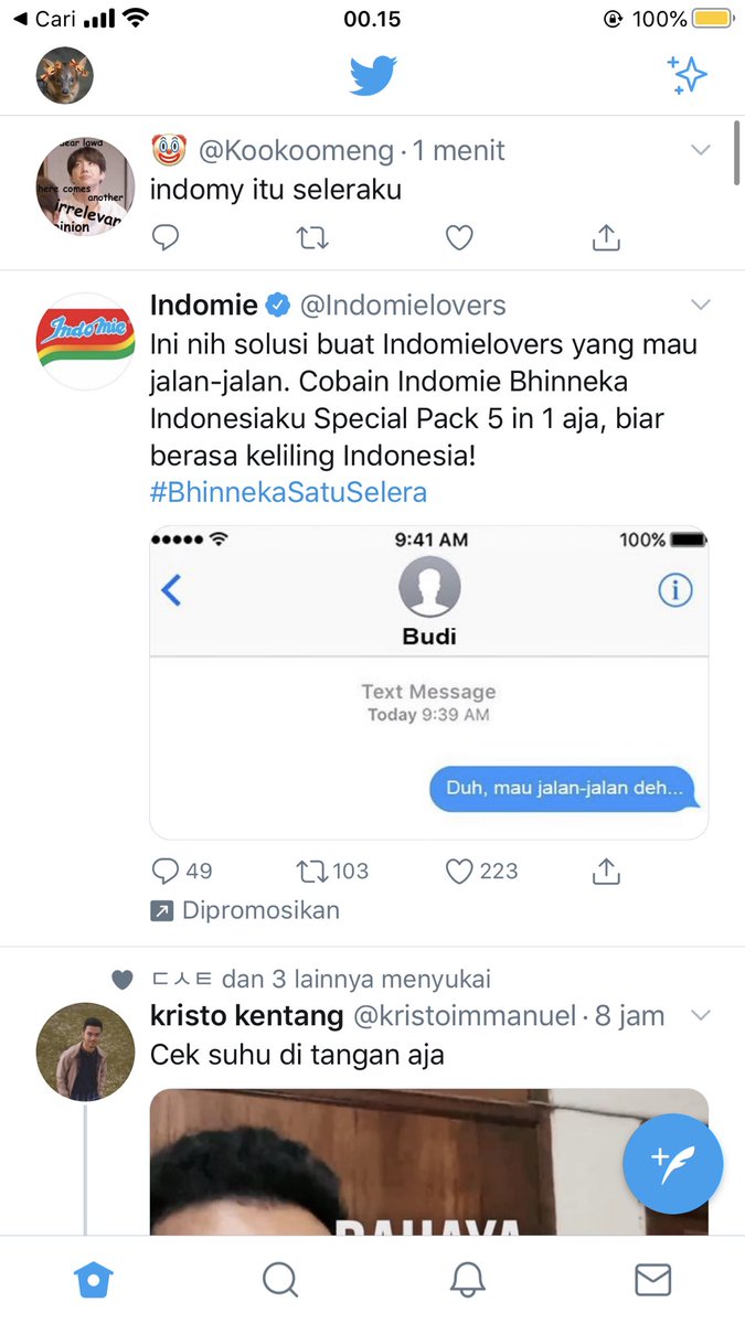 juicesayow's tweet photo. @Kookoomeng pas bgt indomie beneran https://t.co/3Q2ocY9YhS