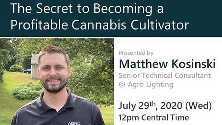 AgroLighting's tweet photo. Come and join us @canna_con! Our technical expert Matthew Kosinski will walk you through The Secret to Becoming a Profitable Cannabis Cultivator
https://t.co/0RN6MrwsIP #LED #CannabisCommunity #cannacon2020 #growlights #CannaCon https://t.co/lH6BxKvYJ8