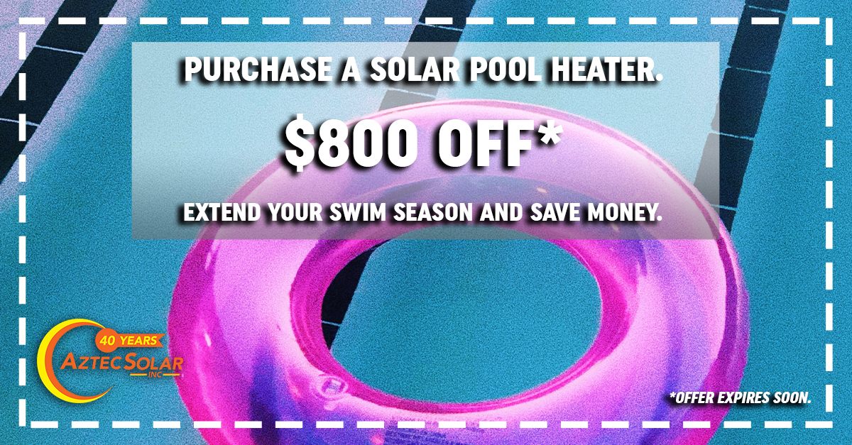aztecsolar's tweet image. There’s no need to book a vacation when you have the perfect summer staycation right in your backyard! bit.ly/AztecSolarPool. #AztecSolar #SolarPool #SolarPoolHeater