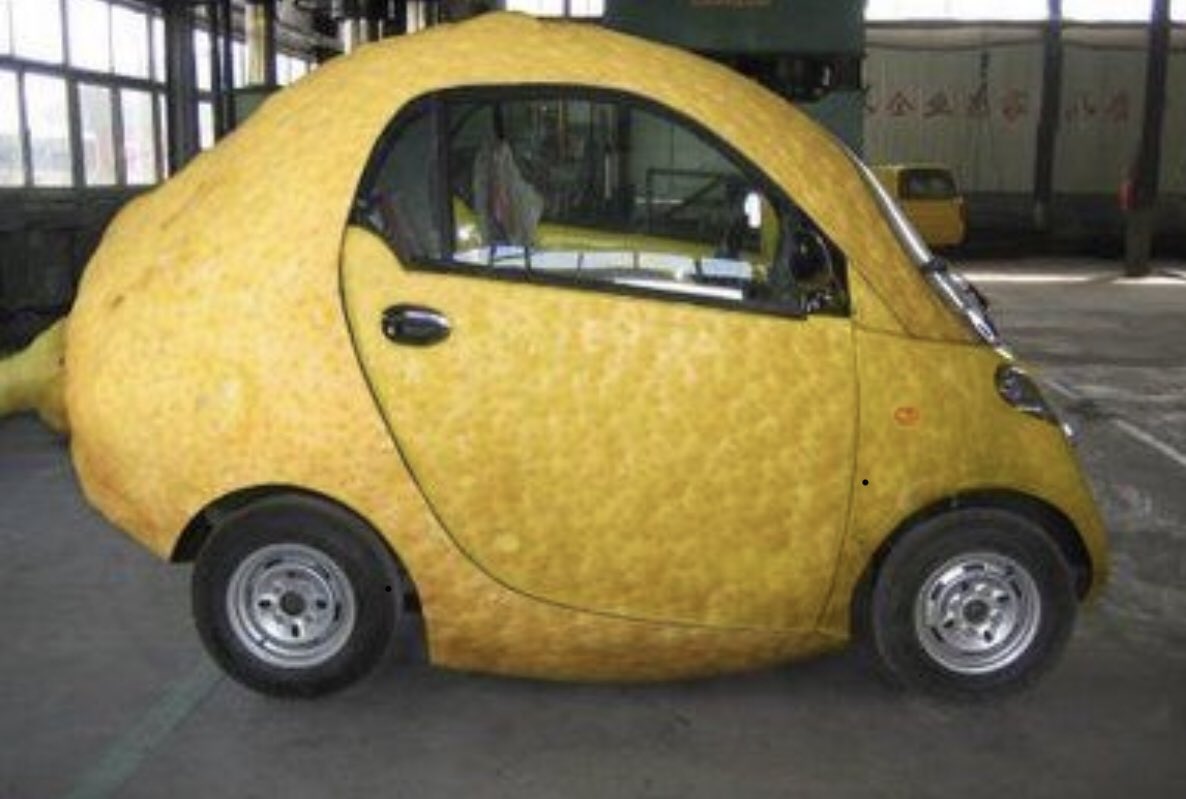 WalterLemonFace's tweet photo. @154collective @interplayleeds Carrot Mobile is out of juice :( it’s gonna be the lemon 🍋 vehicle now!  Can’t wait for some zest filled fun :) https://t.co/LTqnYhziKo