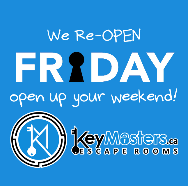 KeyMasters_ca's tweet image. After a LONG 4.5 Months...We're OPEN Friday July 31st!
Hope everyone stayed safe! We missed you guys! :)
Book a room at: KeyMasters.ca