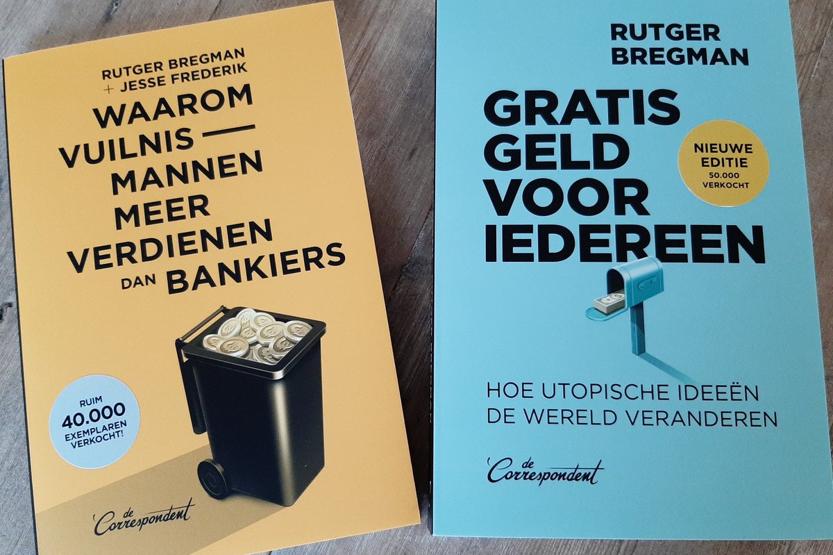 Nieuw leesvoer... toegegeven, fan van Rutger Bregman! Brengt samen met De Correspondent-collega's journalistiek zoals het hoort te zijn (wat niet kan gezegd worden van onze 'kranten') 🙊 #decorrespondent