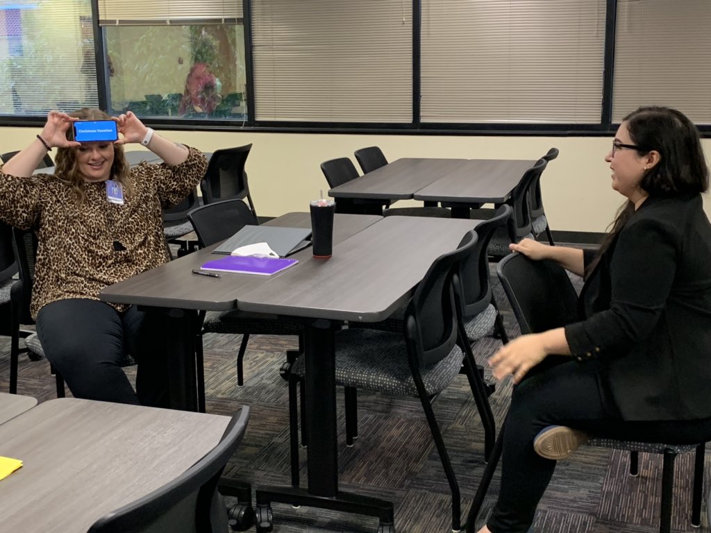 ARomanoECISD's tweet photo. @EcisdTalented Gear Up 2020 with our Odessa Pathway to Teaching Summer Cohort in person! 🙌@EctorCountyISD @TeachOdessaTX Let’s kick off this training with Charades! 😁👏 What a talented group!! #ECISDTalented #TeamECISD @MasonaterECISD @lfoot56 https://t.co/6olwB20fcC