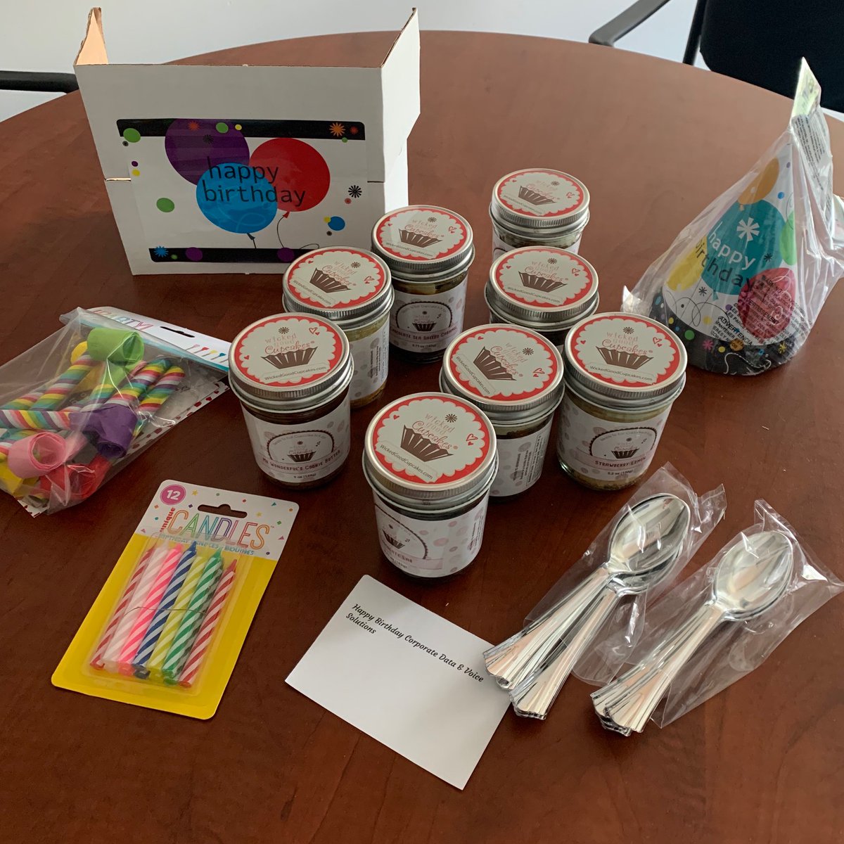 CorpDataVoice's tweet photo. To celebrate CDVS's 17th anniversary yesterday, we did it in style with these @wkdgoodcupcakes which, in turn, donated to our wicked good friends at @afspnational!

#winning #anniversary #payitforward https://t.co/KGTFEqVrs8