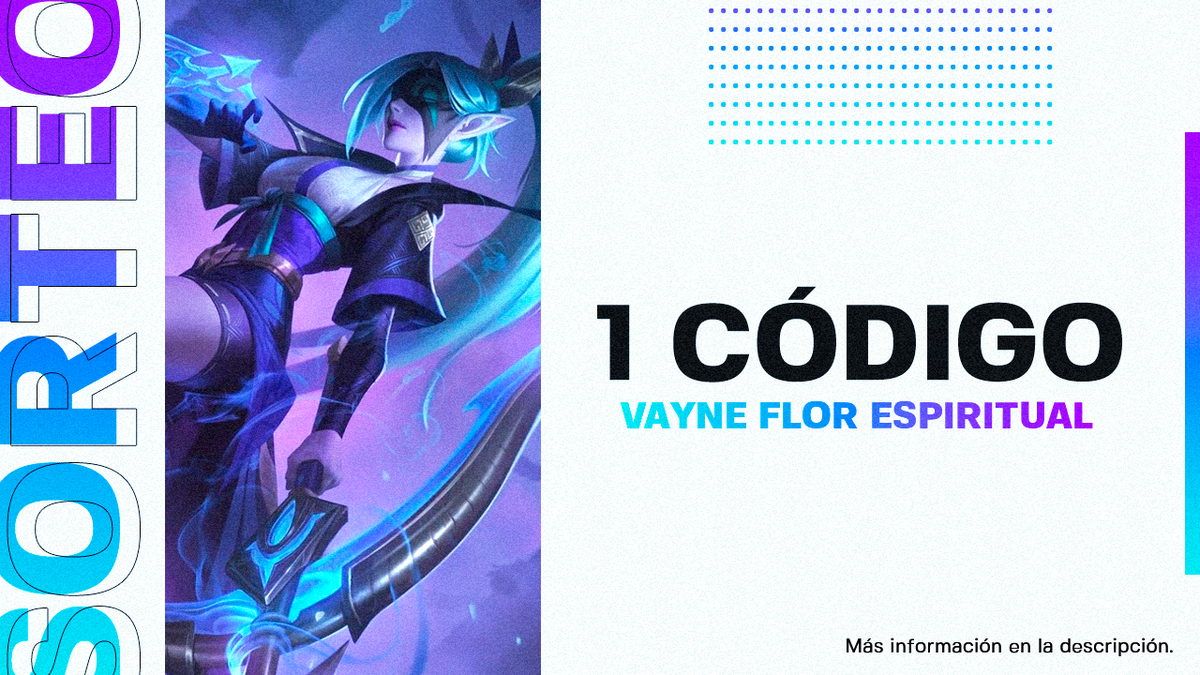 LuciusHellsing's tweet photo. Dinámica LPP Vayne Flor Espiritual Para participar:

-Seguirme en Twitter: @LuciusHellsing
-Me gusta
-Retweet
-Etiqueta a 1 amigo y comenta tu servidor

1 ganador de LAS O LAN. Se hace el Miercoles 12/8 en Twitch

Buena suerte!

Diseño: @SaakuDesign
 
#LeaguePartner #LPP https://t.co/qxDGlQ3FMC