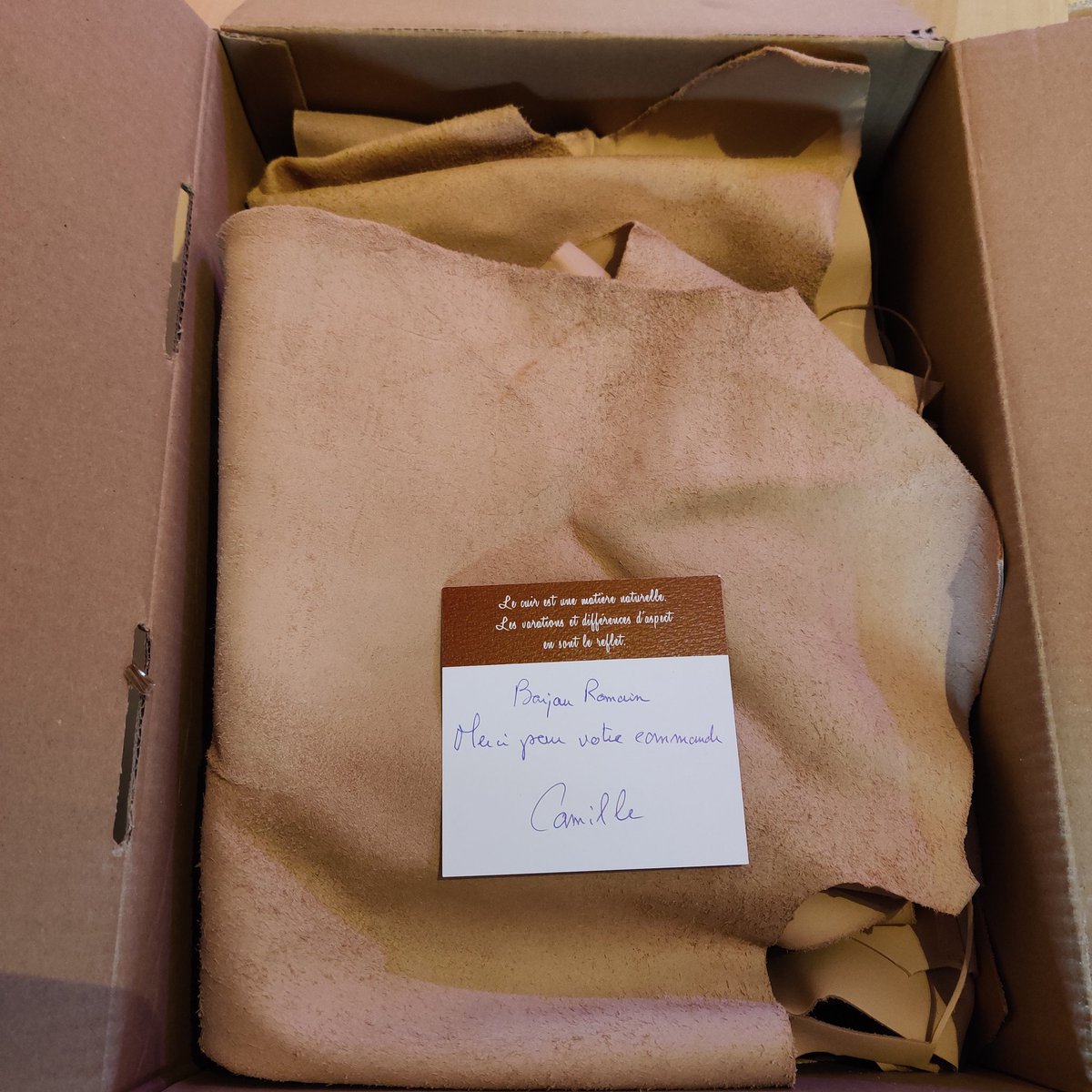 Merci <a href="/cuirenstock/">Cuir en stock</a> !
La petite attention qui fait la différence 😍😍😍