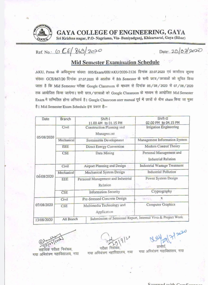 Gaya College of Engineering, Gaya (Bihar) tweet media