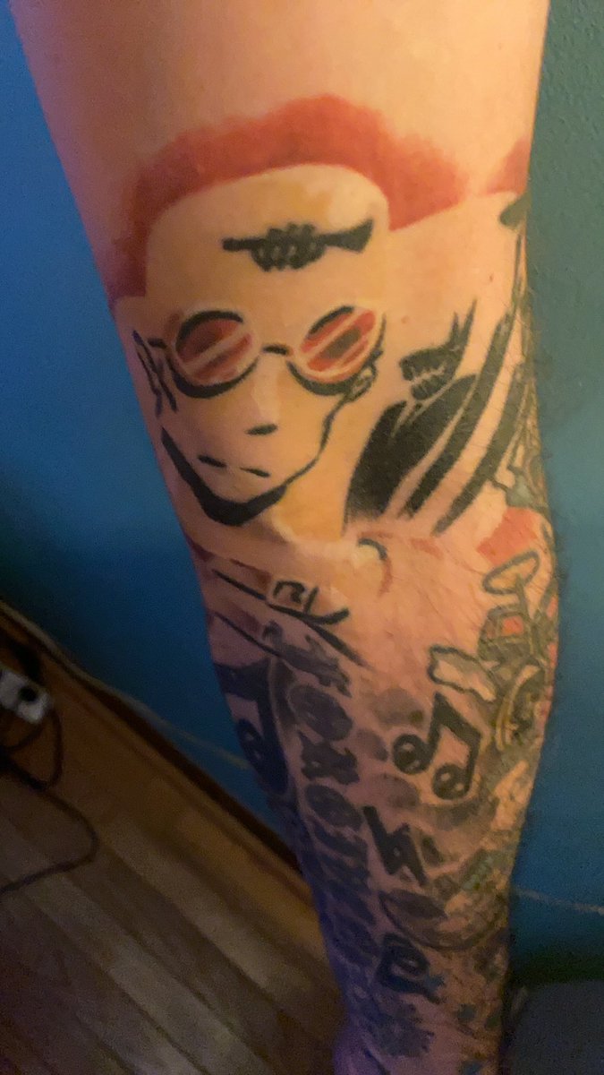 magnifiedpod's tweet photo. Check out all this great FIF ink! Thanks to listeners (in photo order) Jeremy, Kevin, Patrick &amp; his wife, Michael, and Meg for sending these in 🙌

#fiveironfrenzy #fif #fiveiron #tattoo #musictattoo #bandtattoo #ink #tat #ska https://t.co/uO8gR57Ftr