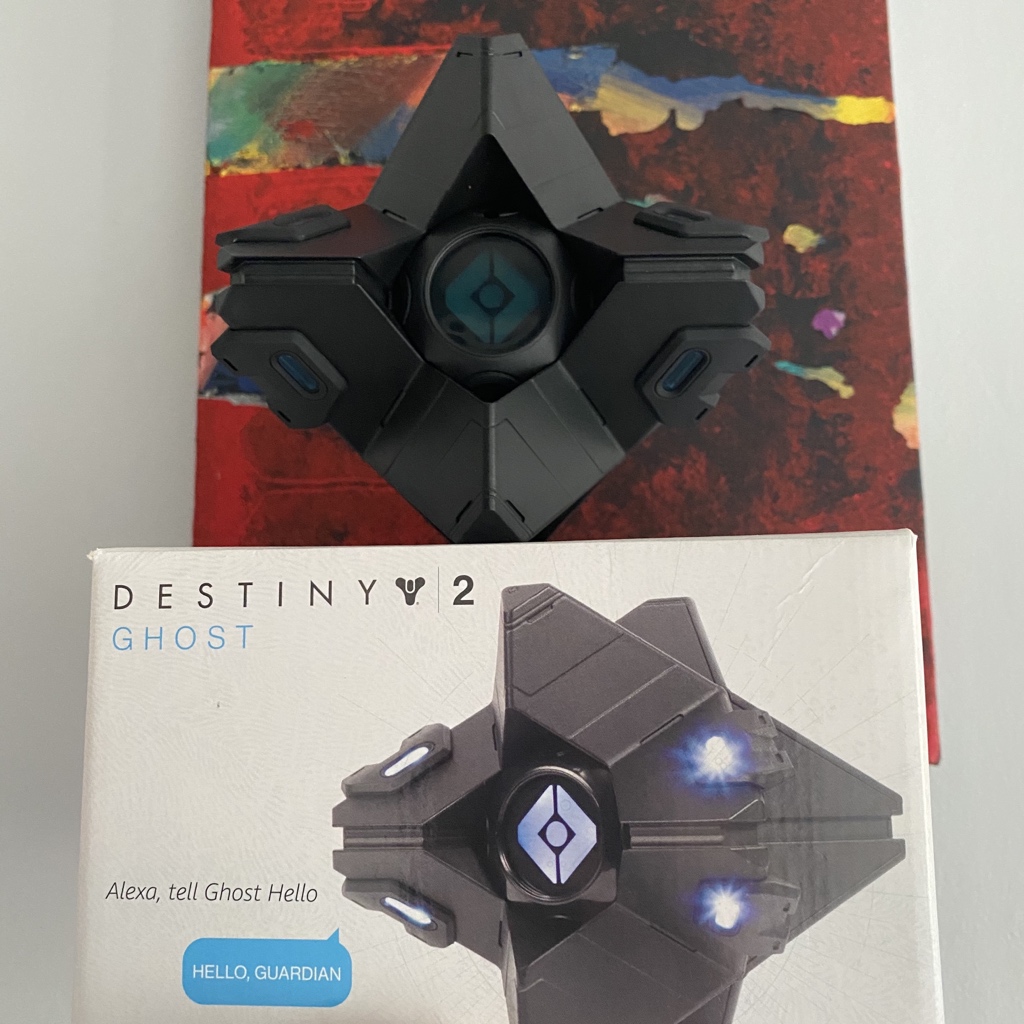 TKav's tweet image. Got this beast today, looks a bit dull… can’t wait to customise it! #Destiny2 #Ghost  #CustomShader #TinasShader