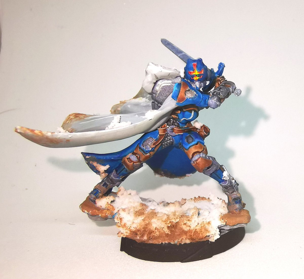 GriffsMiniWorks's tweet image. Infinity&apos;s Operation Kaldstrom Knight of Justice. What a fun model this was to paint. Especially the snow+mud, which was a first for me.
#Infinitythegame
#Infinity
#OperationKaldstrom
#KnightofJustice
#PanOceania
#warcors
#miniaturepainting
#warmongers